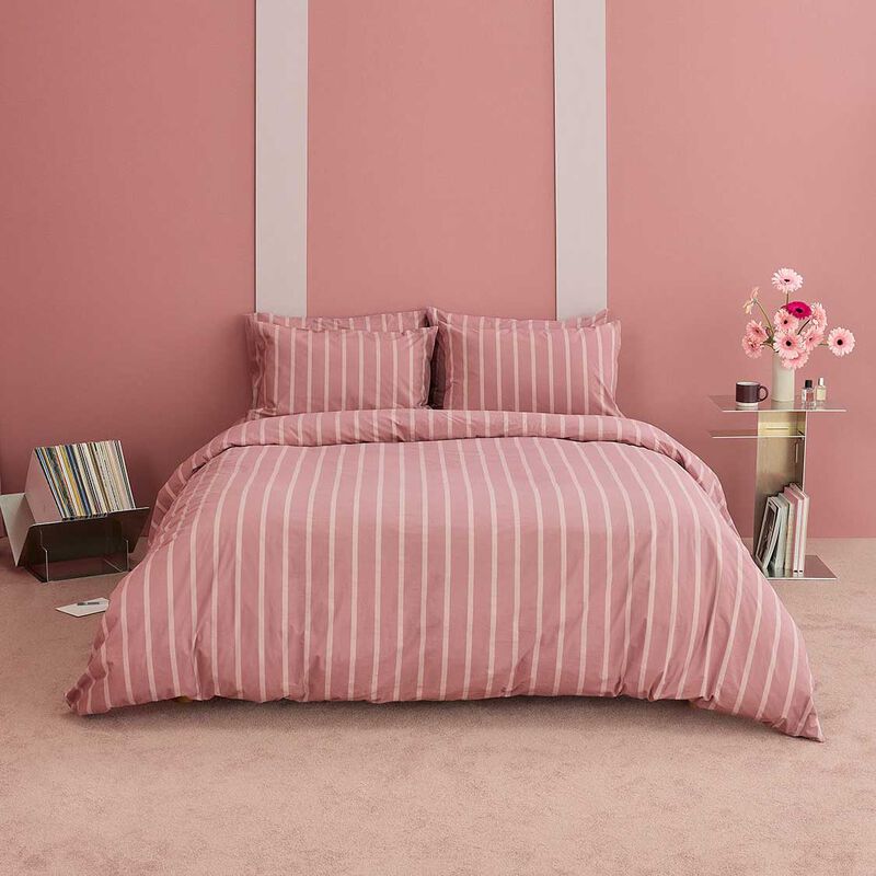 HOMMEY. Quilt Cover Dusty Pink image number 0